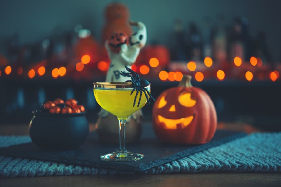 Pumpkin Cocktail For Halloween