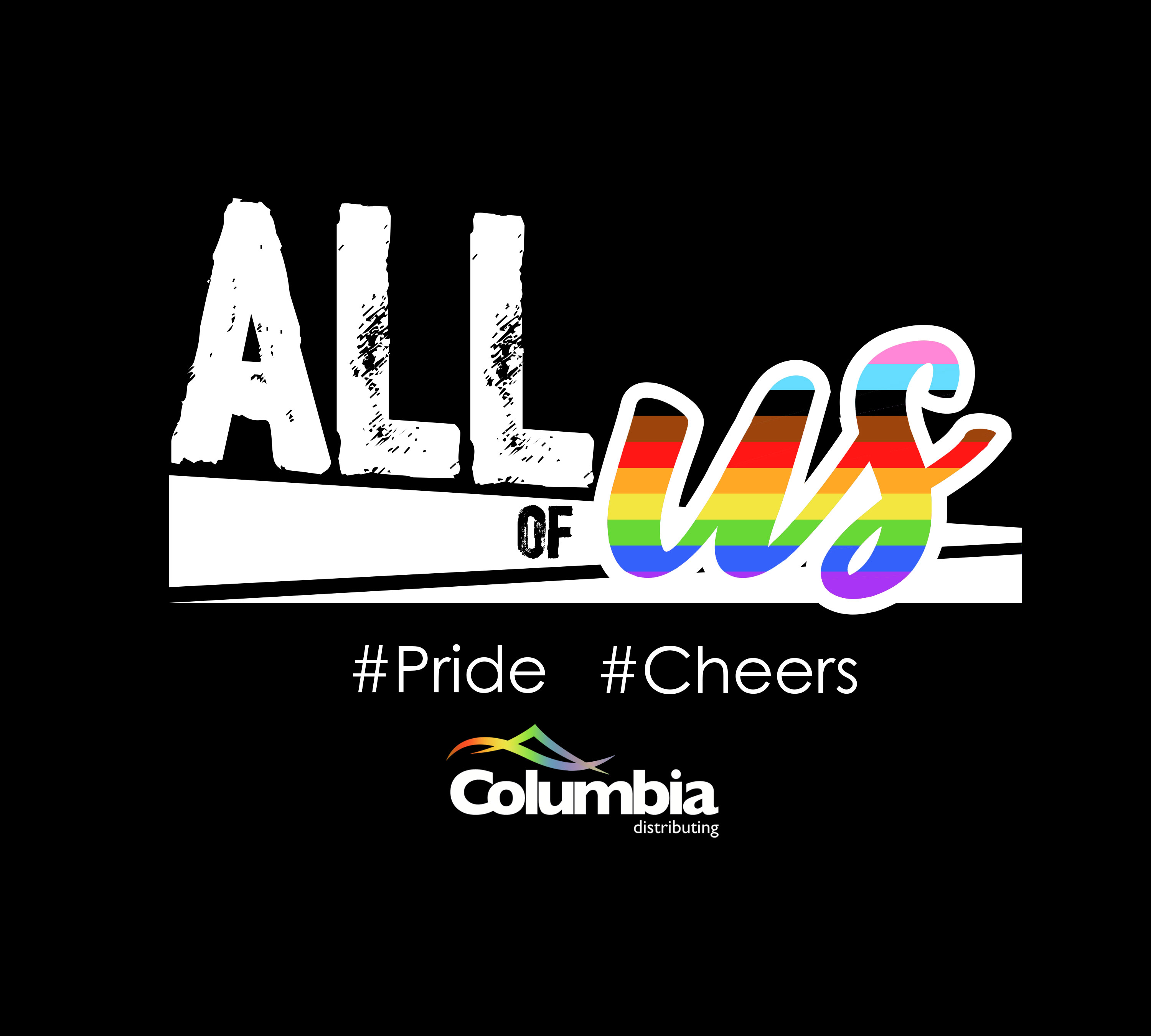 Logo for Columbia Distributing's Pride statement