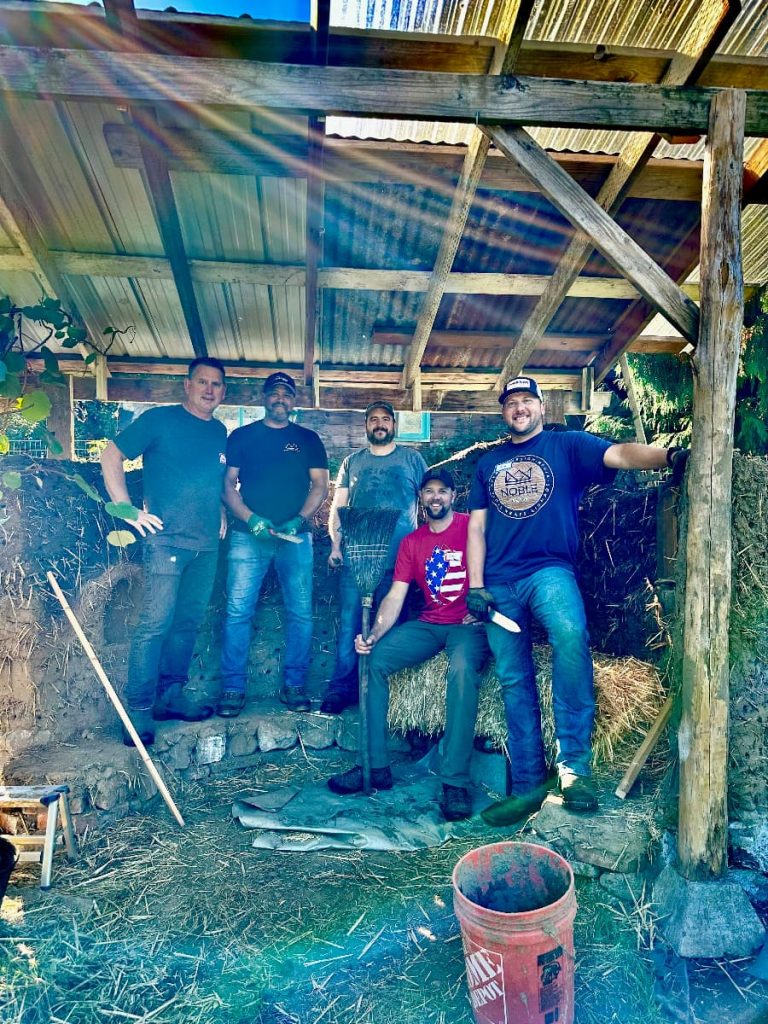 5 Columbia Team Members at the Kindness Farm