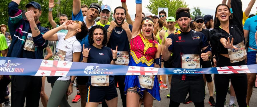 Wings For Life Run finish line
