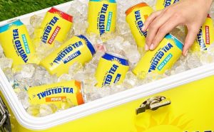 Twisted Tea in a cooler